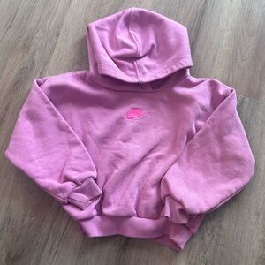 Nike Pink Hooded Sweatshirt